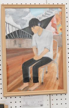 作品タイトル:自画像 作者:久保田　望心 の画像